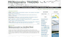 Desktop Screenshot of pro-trading.pl